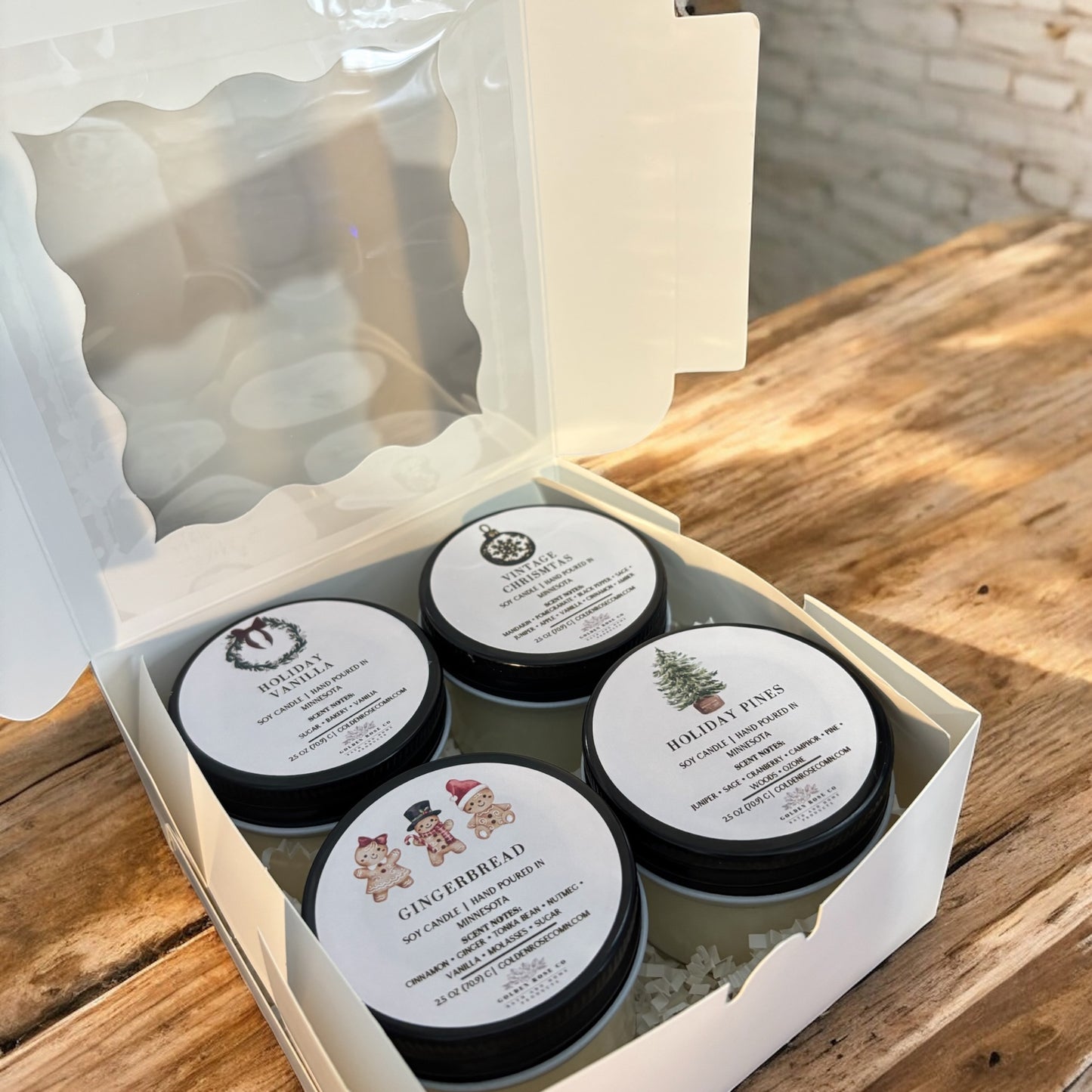 Holiday Mini Candle 4-Pack